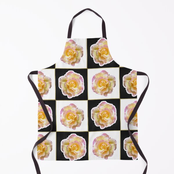 Item preview, Peach Rose Chequerboard designed and sold by images4design.