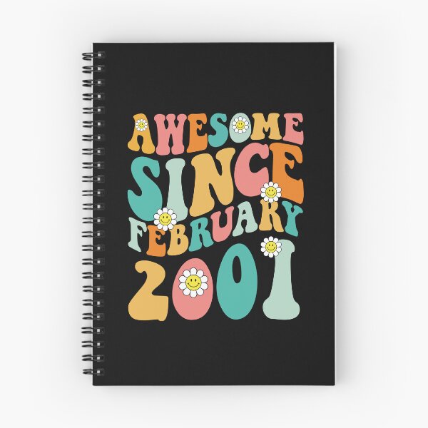 Item preview, Awesome Since February 2001 | Made In 2001 | Retro Groovy Birthday designed and sold by Christina-grich.