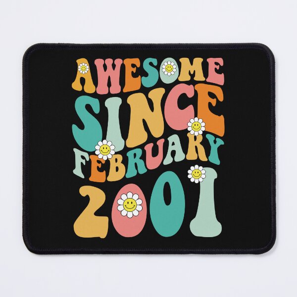 Item preview, Awesome Since February 2001 | Made In 2001 | Retro Groovy Birthday designed and sold by Christina-grich.