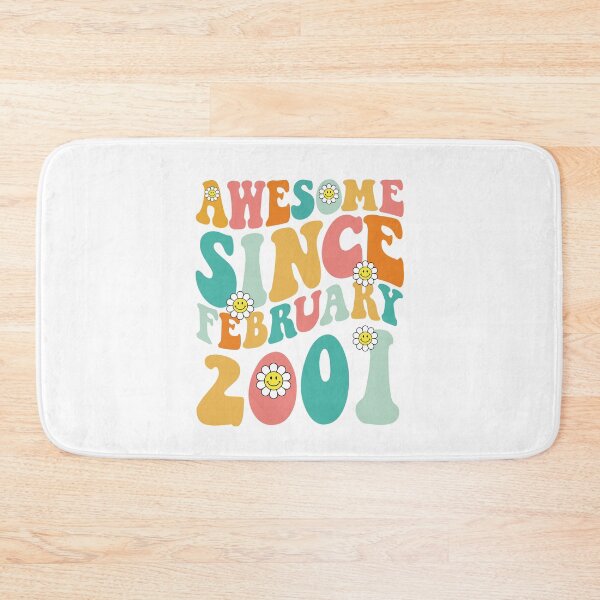Item preview, Awesome Since February 2001 | Made In 2001 | Retro Groovy Birthday designed and sold by Christina-grich.