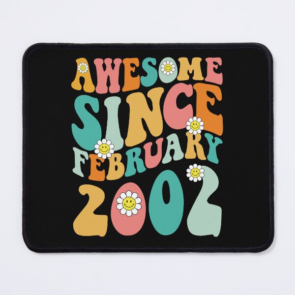Item preview, Awesome Since February 2002 | Made In 2002 | Retro Groovy Birthday designed and sold by Christina-grich.