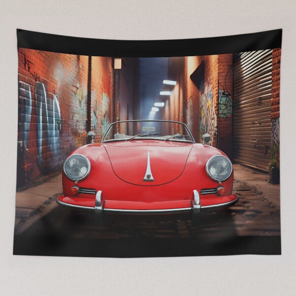 Item preview, 356 Cabriolet from 1963 designed and sold by Peter Kraaibeek | Generative Designs and Car Art.