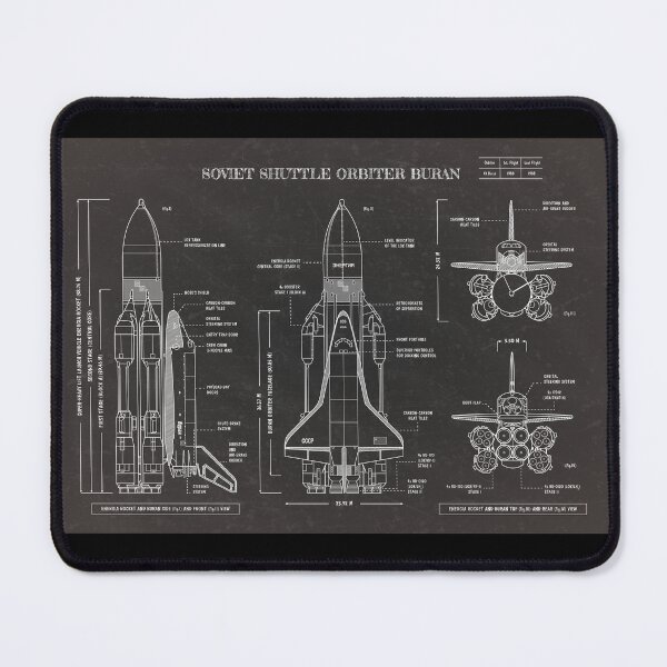Item preview, Buran: Soviet Shuttle Orbiter (Blackboard) designed and sold by BGALAXY.