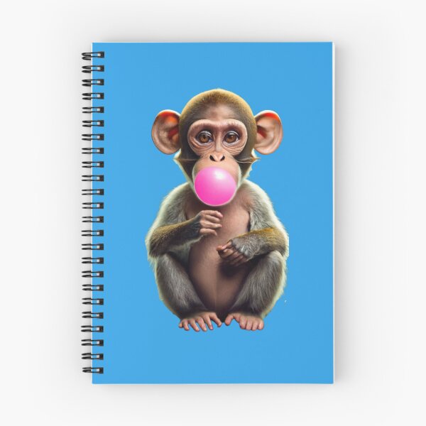Item preview, Monkey blowing bubble - monkey with chewing gum fun shirt designed and sold by Superdealkoeln.