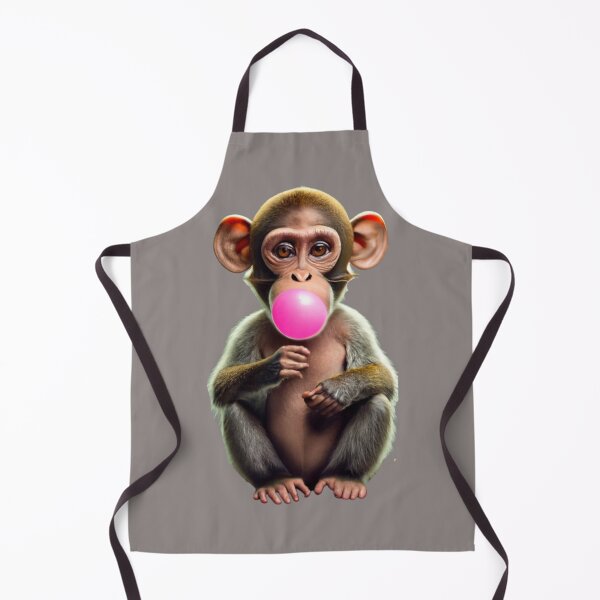 Item preview, Monkey blowing bubble - monkey with chewing gum fun shirt designed and sold by Superdealkoeln.