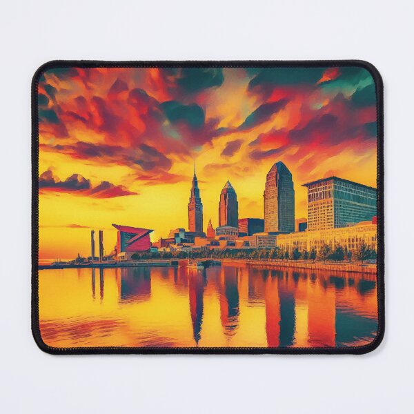 Item preview, Cleveland at Sunset designed and sold by badguyduh.
