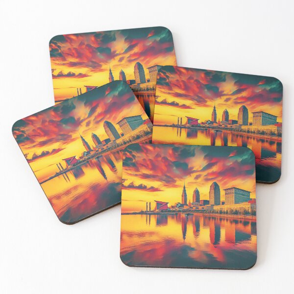 Item preview, Cleveland at Sunset designed and sold by badguyduh.