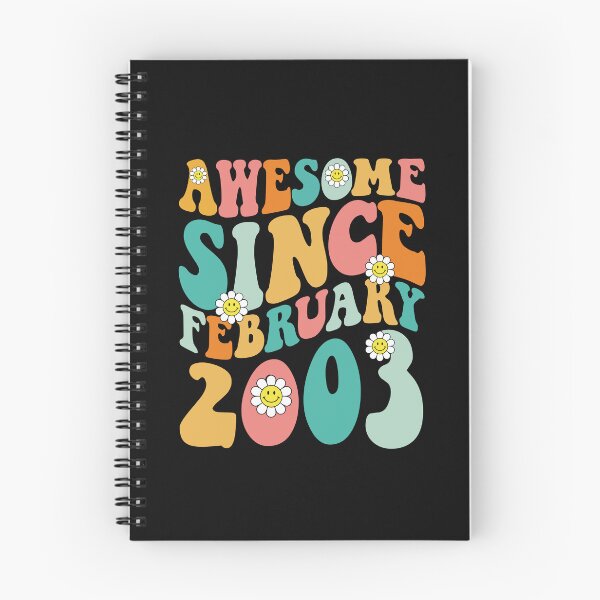 Item preview, Awesome Since February 2003 | Made In 2003 | Retro Groovy Birthday designed and sold by Christina-grich.