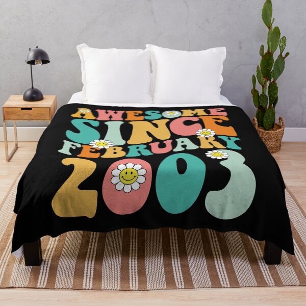 Item preview, Awesome Since February 2003 | Made In 2003 | Retro Groovy Birthday designed and sold by Christina-grich.