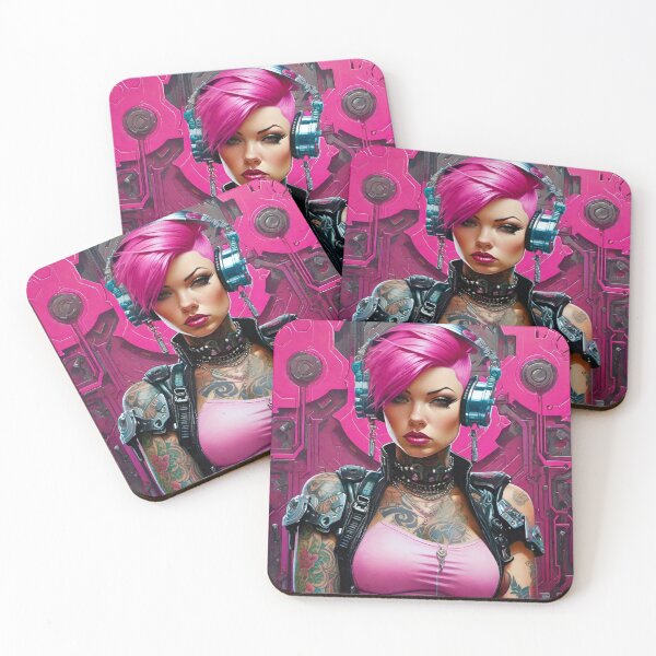 Item preview, Pink Merc 2 - Cyber City Character concept designed and sold by Delerat7.
