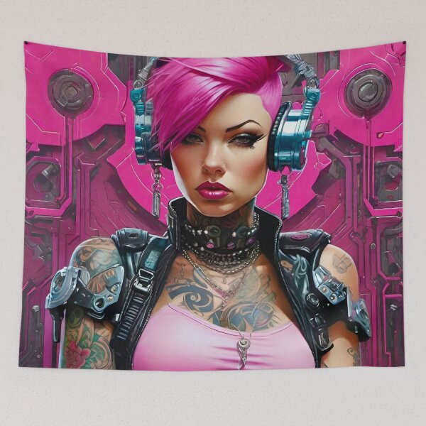 Item preview, Pink Merc 2 - Cyber City Character concept designed and sold by Delerat7.