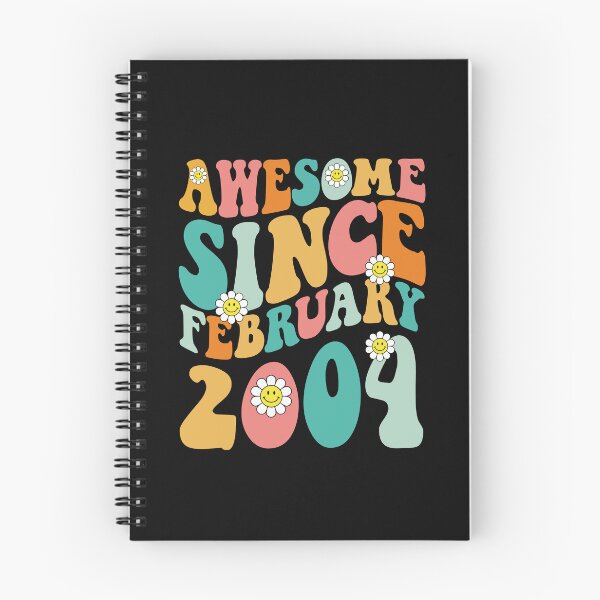 Item preview, Awesome Since February 2004 | Made In 2004 | Retro Groovy Birthday designed and sold by Christina-grich.