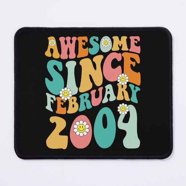 Item preview, Awesome Since February 2004 | Made In 2004 | Retro Groovy Birthday designed and sold by Christina-grich.