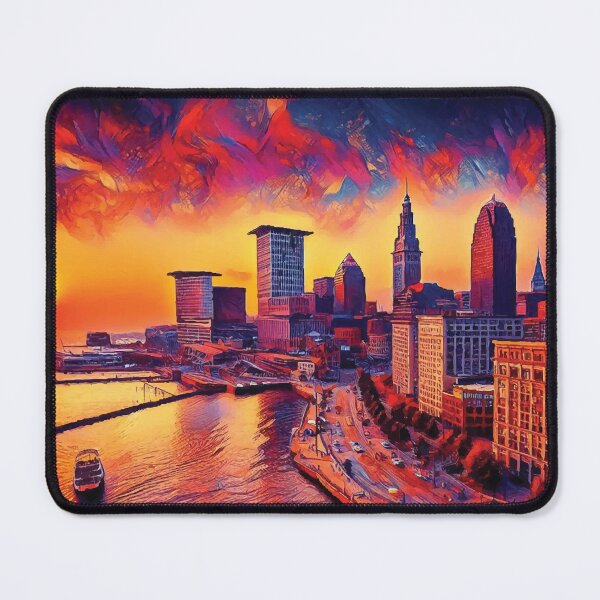 Item preview, Cleveland at Sunset designed and sold by badguyduh.