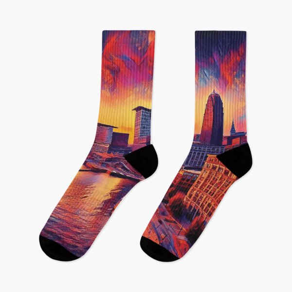 Item preview, Cleveland at Sunset designed and sold by badguyduh.