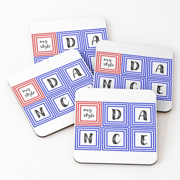 Item preview, Dance Blue Squares Red My style designed and sold by Fancyc.