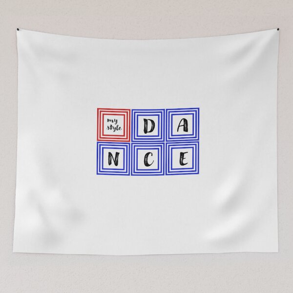 Item preview, Dance Blue Squares Red My style designed and sold by Fancyc.