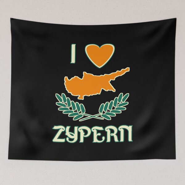 Item preview, I love Cyprus - Cyprus Travel- Flags Map designed and sold by vibeno1.