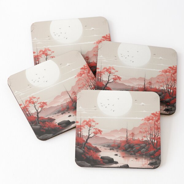 Item preview, Enchanting Forest in Red and Black designed and sold by YegMark.