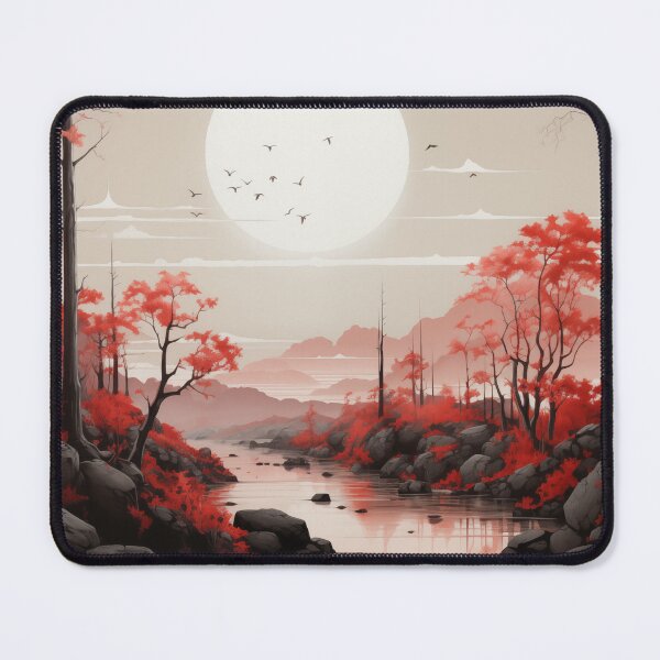 Item preview, Enchanting Forest in Red and Black designed and sold by YegMark.