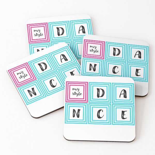 Item preview, Dance Aqua Squares Pink My style designed and sold by Fancyc.