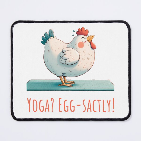 Item preview, Yoga Chicken in a Peaceful Pose designed and sold by WBCreativeWS.