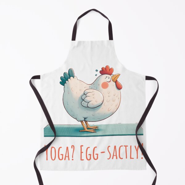 Item preview, Yoga Chicken in a Peaceful Pose designed and sold by Studio Harmonia.