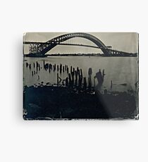 Bayonne Bridge, NJ. Tintype Photograph Metal Print