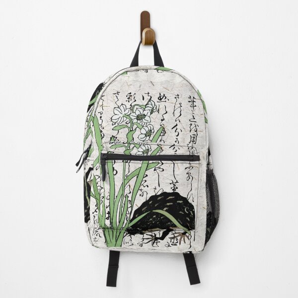 Item preview, Eighteenth Century Japanese Botanical Frog Toad Daffodils designed and sold by Pixelchicken.