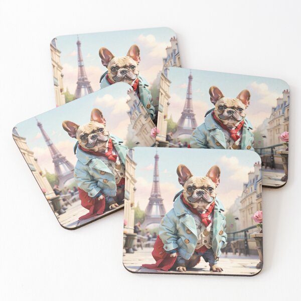 Item preview, Frenchie in Paris designed and sold by cipoprimo.