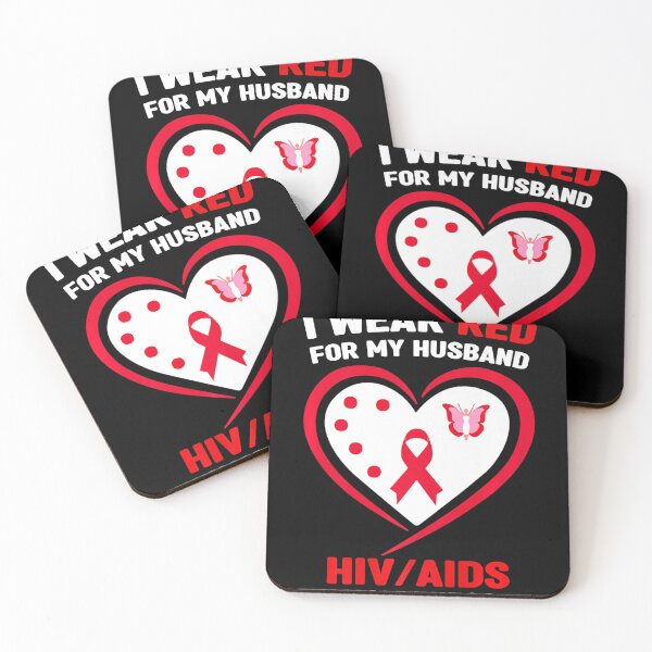 Item preview, I Wear Red for My Husband HIVAIDS Awareness designed and sold by EagmianPheolea.