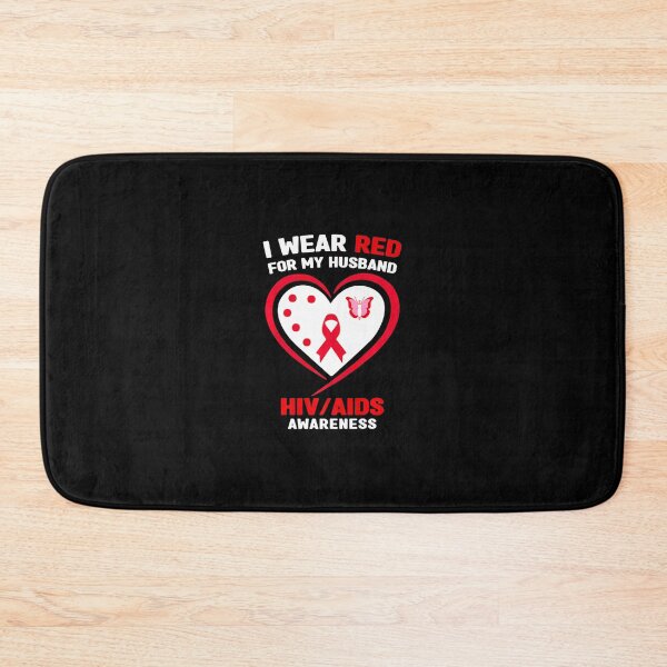 Item preview, I Wear Red for My Husband HIVAIDS Awareness designed and sold by EagmianPheolea.