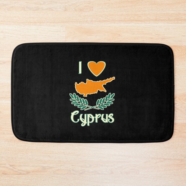 Item preview, I love Cyprus - Cyprus Travel- Flag Map designed and sold by vibeno1.