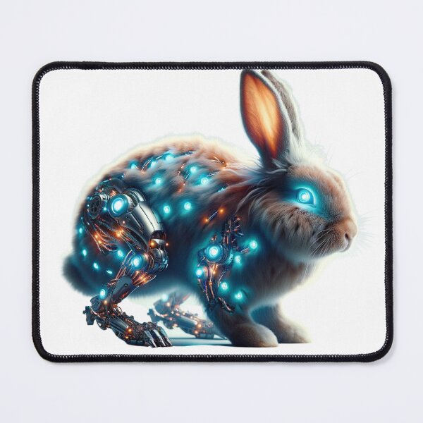 Item preview, Digital Hopper - Cyber Rabbit designed and sold by MrAI-Store.