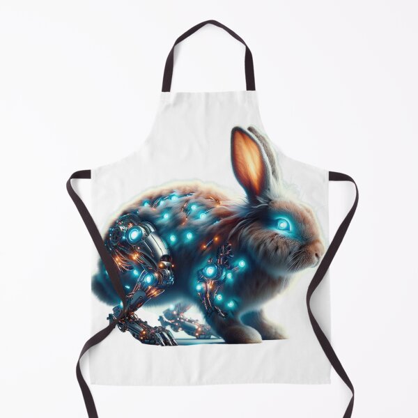 Item preview, Digital Hopper - Cyber Rabbit designed and sold by MrAI-Store.