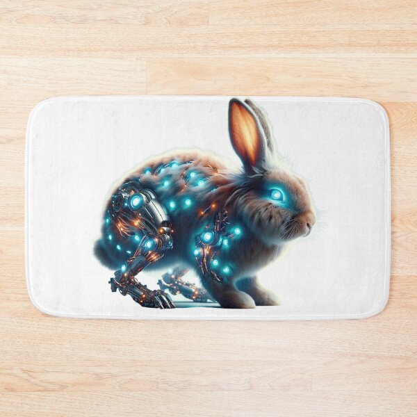 Item preview, Digital Hopper - Cyber Rabbit designed and sold by MrAI-Store.