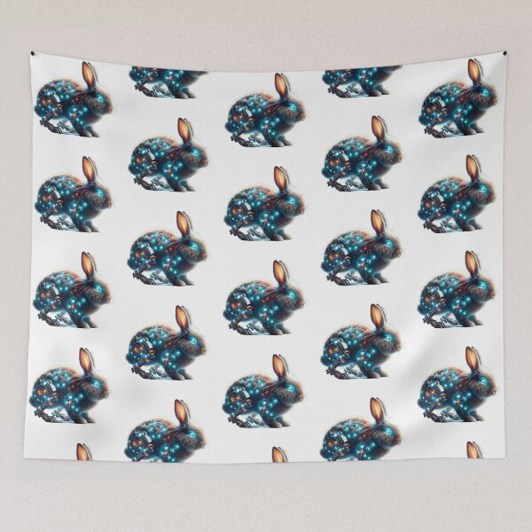 Item preview, Digital Hopper - Cyber Rabbit designed and sold by MrAI-Store.