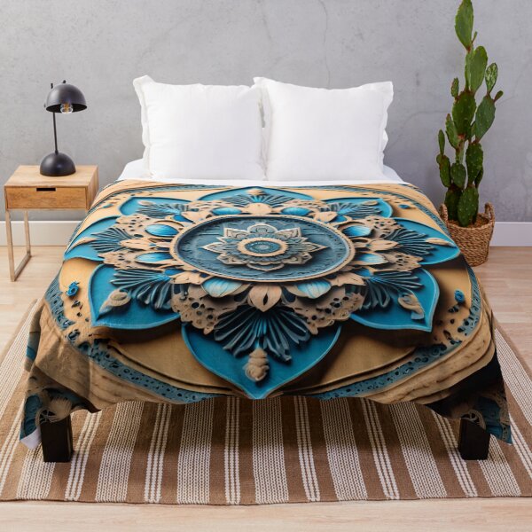 Item preview, Bohemian Bliss Floral Mandala Pattern designed and sold by SpiritualManda.