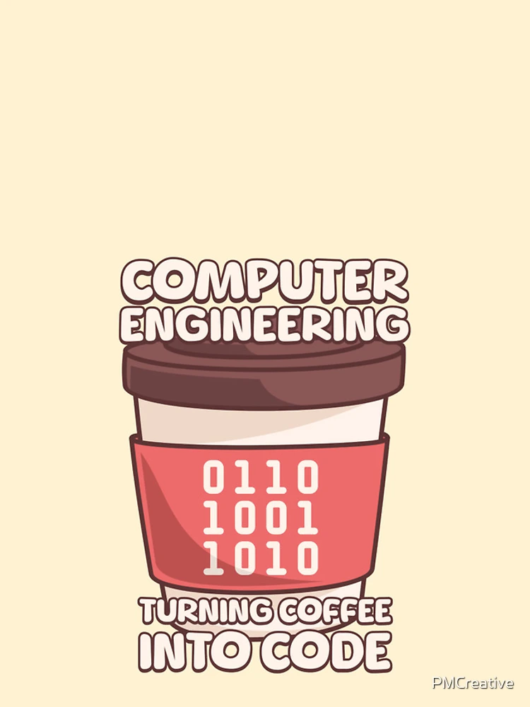 Thumbnail 4 of 4, iPhone Case, Computer Engineering: Turning Coffee Into Code designed and sold by PMCreative.