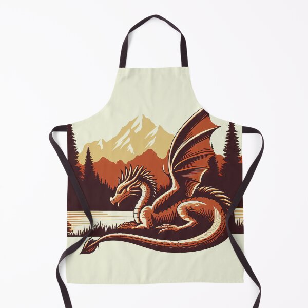 Item preview, Retro Dragon at the Lake designed and sold by bryan7474.