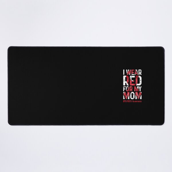 Item preview, I Wear Red For My Mom - HIV AIDS Awareness designed and sold by EagmianPheolea.