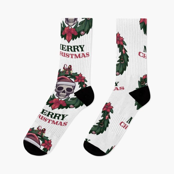 Item preview, Merry Christmas skull designed and sold by yphien.