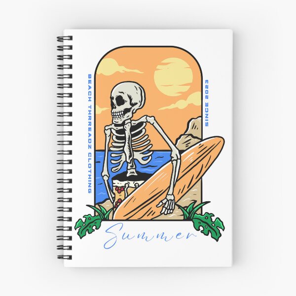 Item preview, Surfing Skeleton designed and sold by BeachThreadz.
