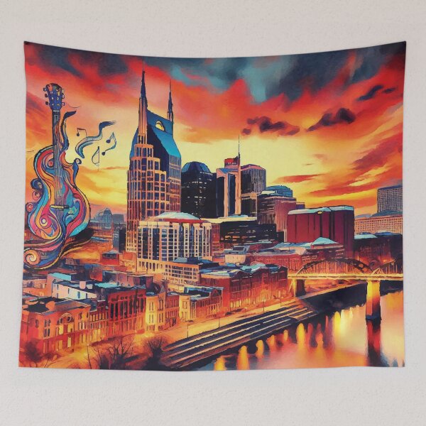 Item preview, Nashville at Sunset designed and sold by badguyduh.