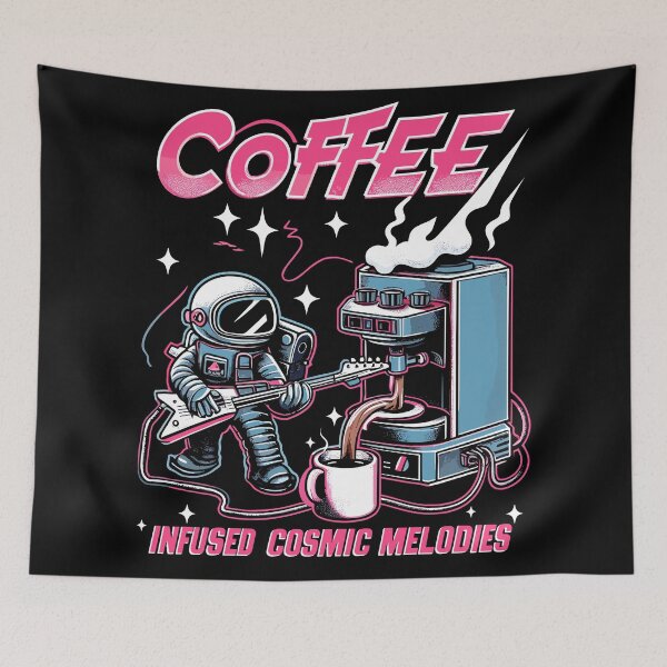 Item preview, Coffee Infused Cosmic Melodies designed and sold by RafaelLima7.