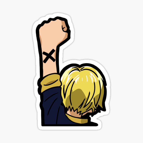 Item preview, Sanji X Mark Tattoo One Piece  designed and sold by Mina Farah.