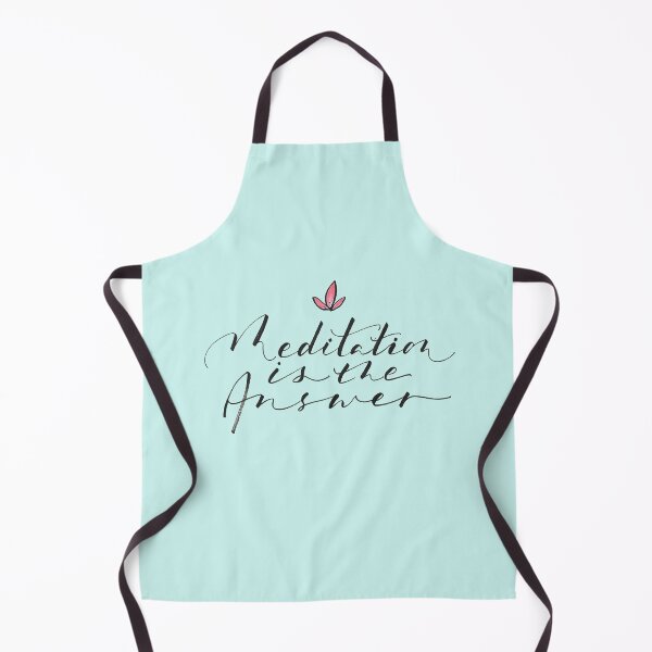 Item preview, Meditation is the Answer I Calligraphy I Handwritten designed and sold by GreenStem.