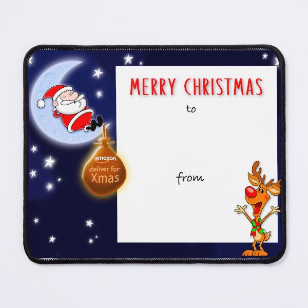 Item preview, Dozing Santa gift tag designed and sold by SalmonCreations.