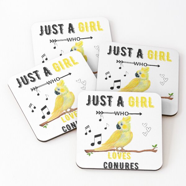 Item preview, Sun Conure Just A Girl Who Loves Conures Parrot Lover Women designed and sold by SztylishDesigns.