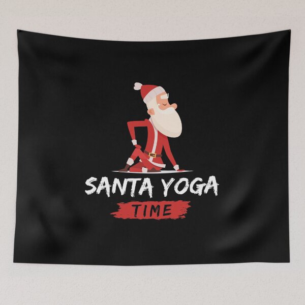 Item preview, Santa yoga flow designed and sold by sanna-black.